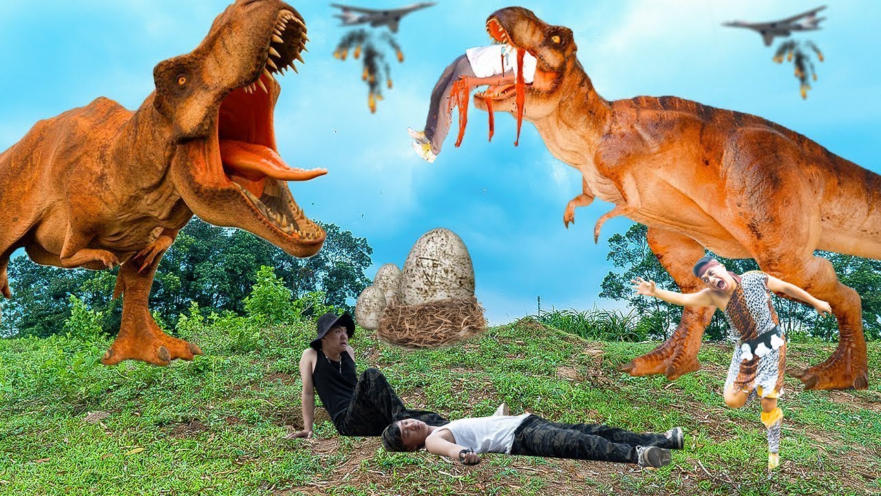 T-Rex Chase - Part 100 - Jurassic World Dinosaur Fan Movie