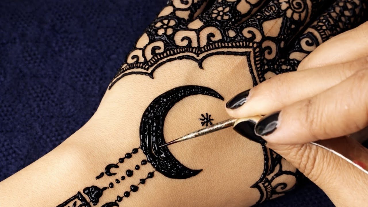 Ramadan \ Eid Special Mehndi Design | Simple Aesthetic Mehndi Design Back Hand For Eid 