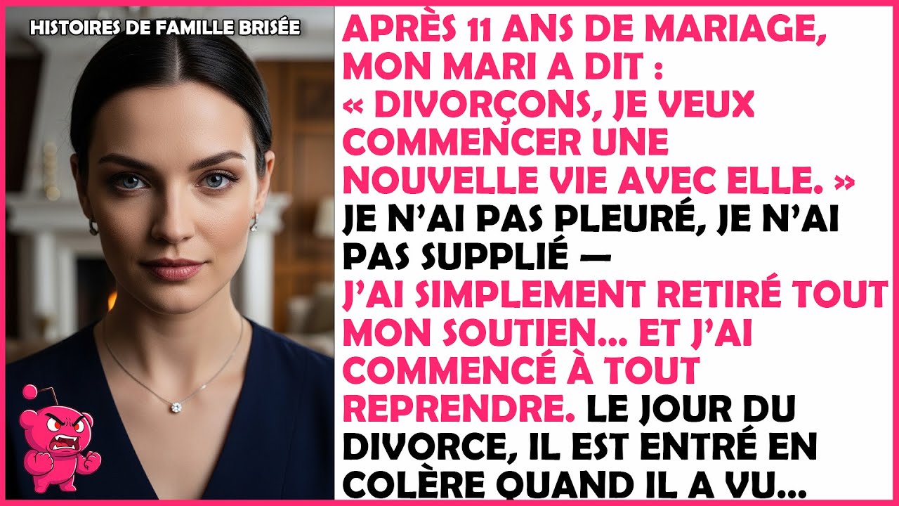 Mon mari a divorcé pour sa maîtresse — mais au divorce, il s’est figé en voyant…
