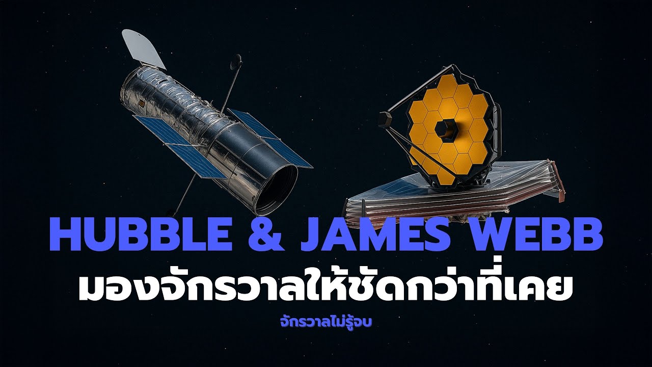 HUBBLE & JAMES WEBB มองจักรวาลให้ชัดกว่าที่เคย | จักรวาลไม่รู้จบ