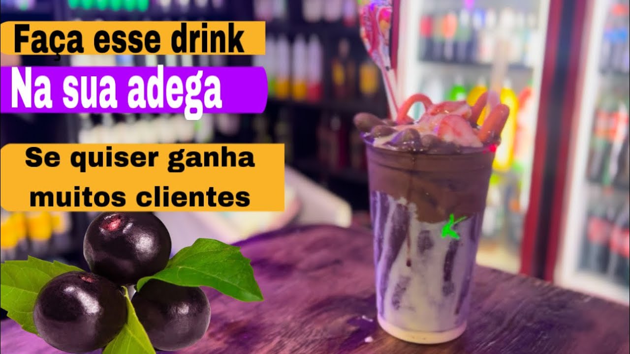 CAIPIRINHA DE AÇAÍ PRA SUA ADEGA BOMBAR