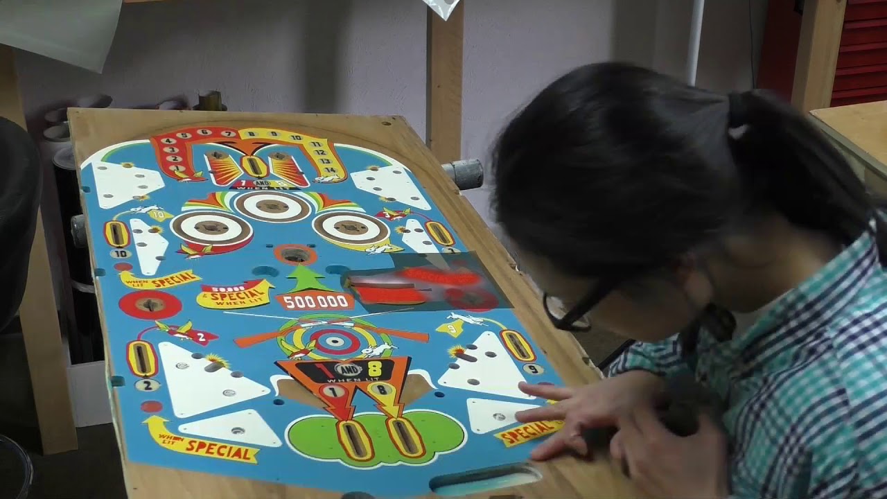 Restoration of a Fun Fair (Genco, 1958) playfield (English version)