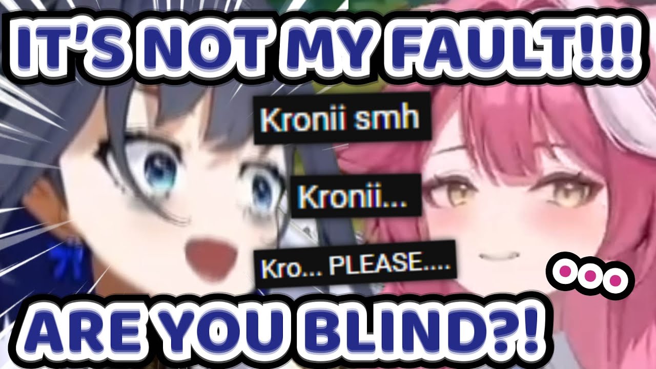 Kronii Sounds SO Offended When EVERYONE Was Blaming Her For Doing This