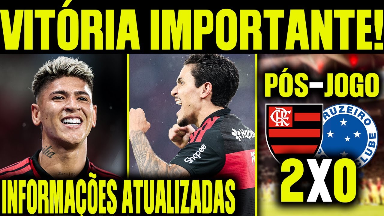 ANÁLISE PÓS-JOGO FLAMENGO 2 X 0 CRUZEIRO! INFORMAÇÕES ATUALIZADAS DO FLA! E+