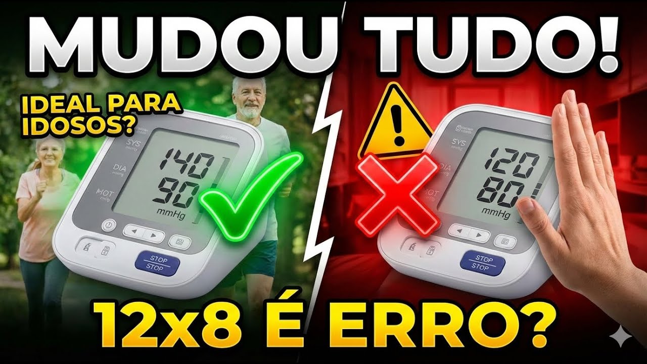 A Pressão “12 x 8” pode estar MATANDO os IDOSOS silenciosamente! Saiba a verdade