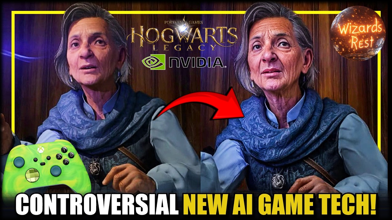 Hogwarts Legacy CONTROVERSIAL Remaster with NEW Nvidia DLSS 5