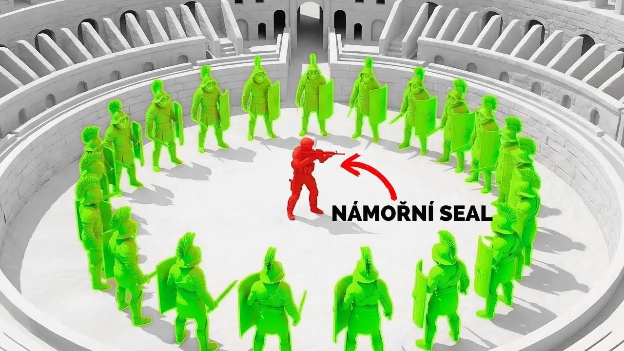 Co by se stalo, kdyby moderní Navy SEAL bojoval v římském Koloseu?