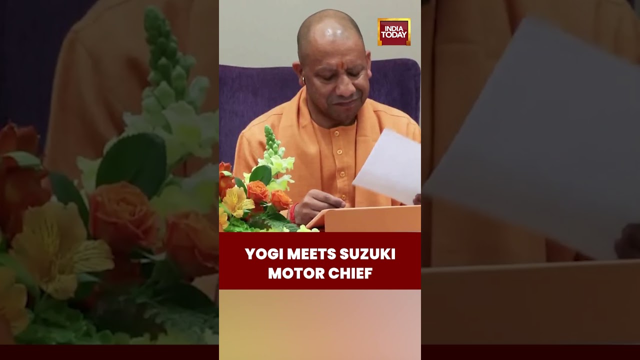 Yogi Adityanath Meets Suzuki Motor Chief | UP-Japan Investment Talks #yogiadityanath