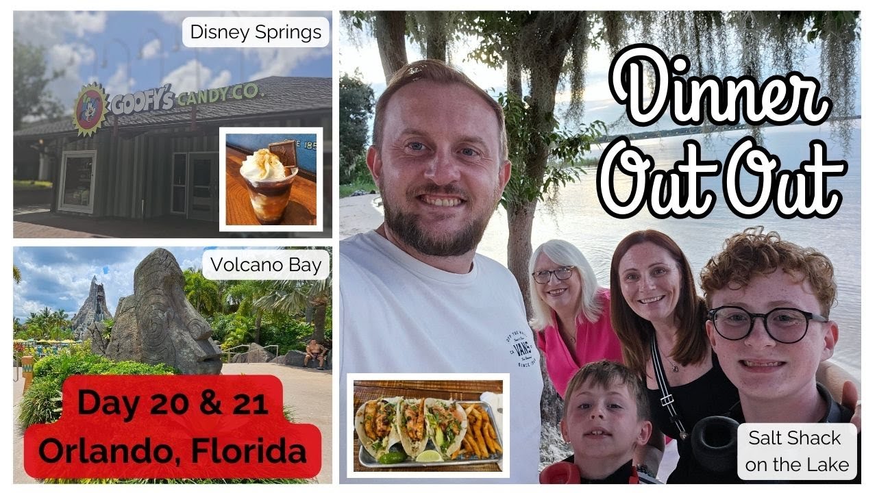 Volcano Bay | Delicious Dinner at Salt Shack on the Lake | Disney Springs Shopping & Treats