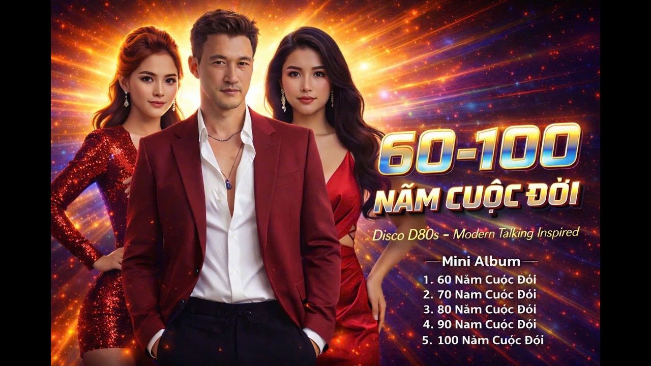 🔥 MINI ALBUM – 60–100 NĂM CUỘC ĐỜI | Disco D80s Modern Talking Inspired | Legendary Life Series
