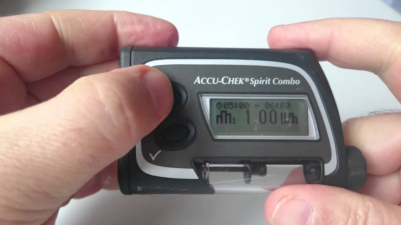 Accu-Chek Spirit Combo: manipulations de base