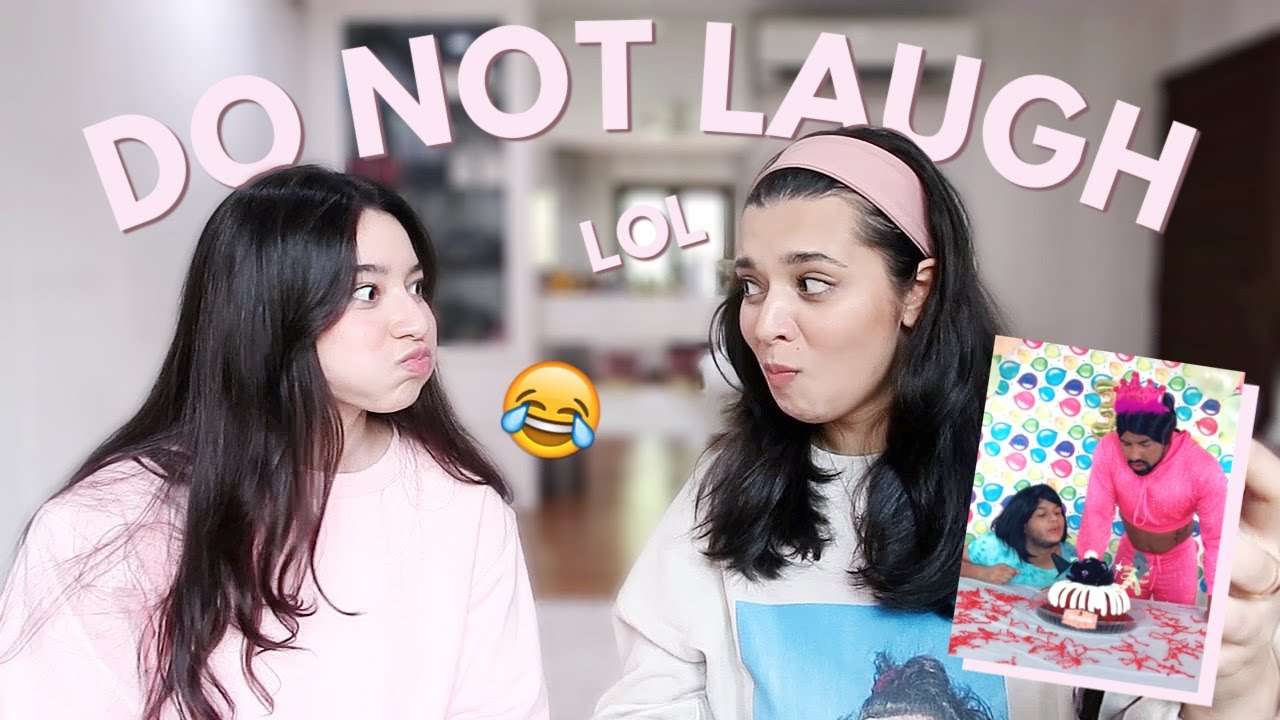 try not to laugh challenge | ft. Ameera & her crazy laugh 😂