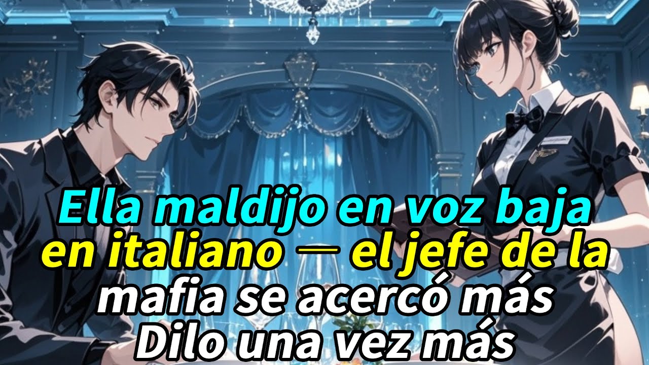 Ella maldijo en voz baja en italiano — el jefe de la mafia se acercó más: 