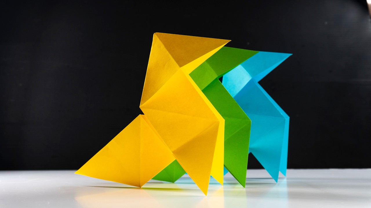 Cómo hacer una Pajarita de Papel. Origami