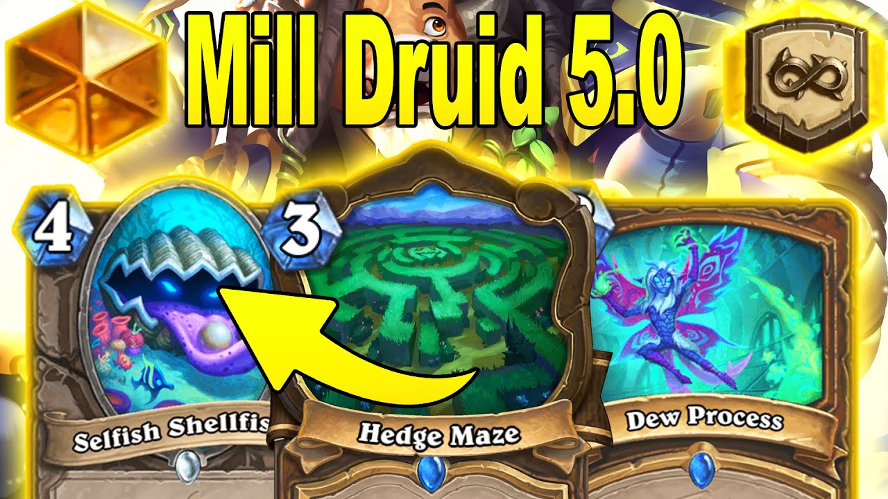 Mill Druid 5.0 Is Upgraded To Burn Opponent's Decks All Day At Titans Mini-Set | Hearthstone