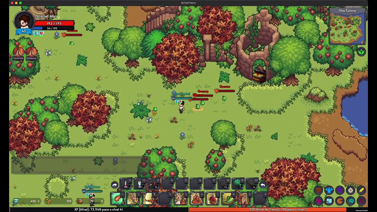Grind Hero - Healer Class Demonstration
