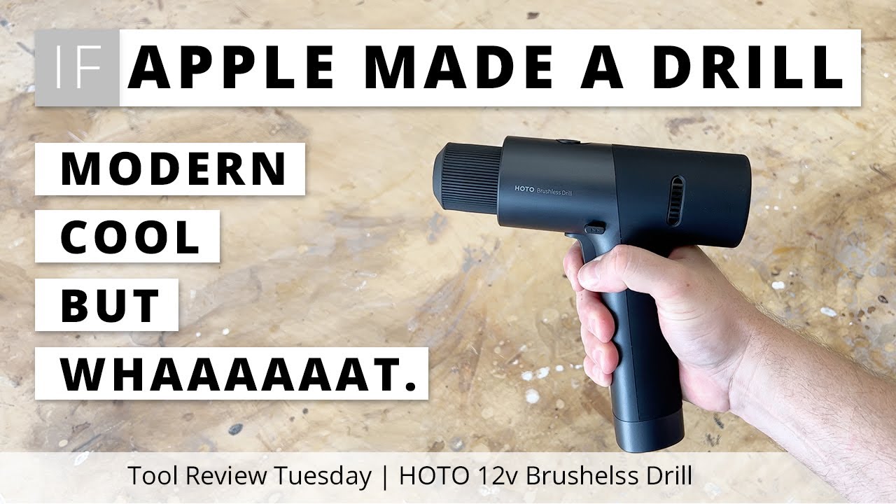 If Apple Made A Cordless Brushless Drill | HOTO 12v Drill