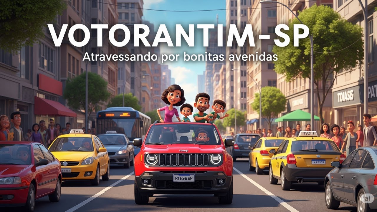 VOTORANTIM-SP: Atravessando por bonitas avenidas