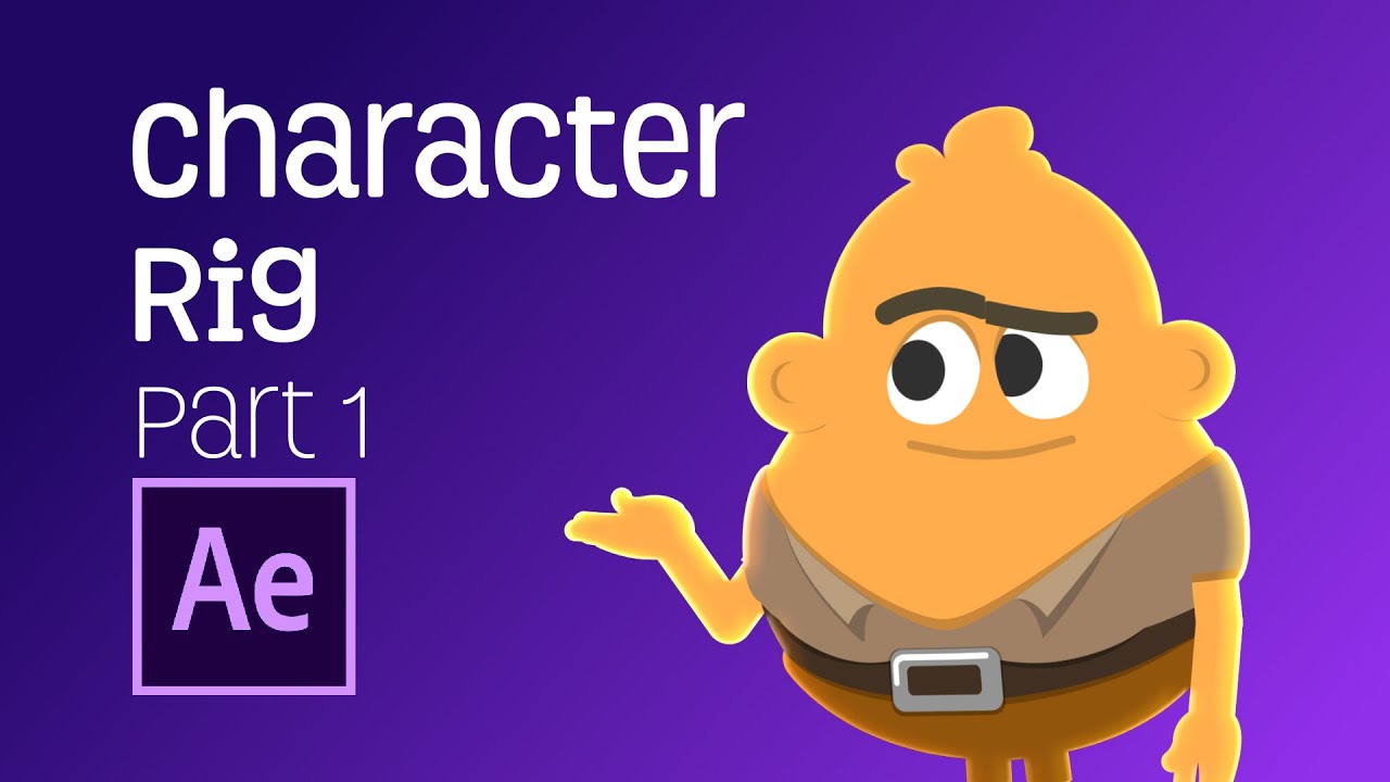 After Effects - Character Rig Part 1 | Tutorial on rigging a character - Backwoods Animation