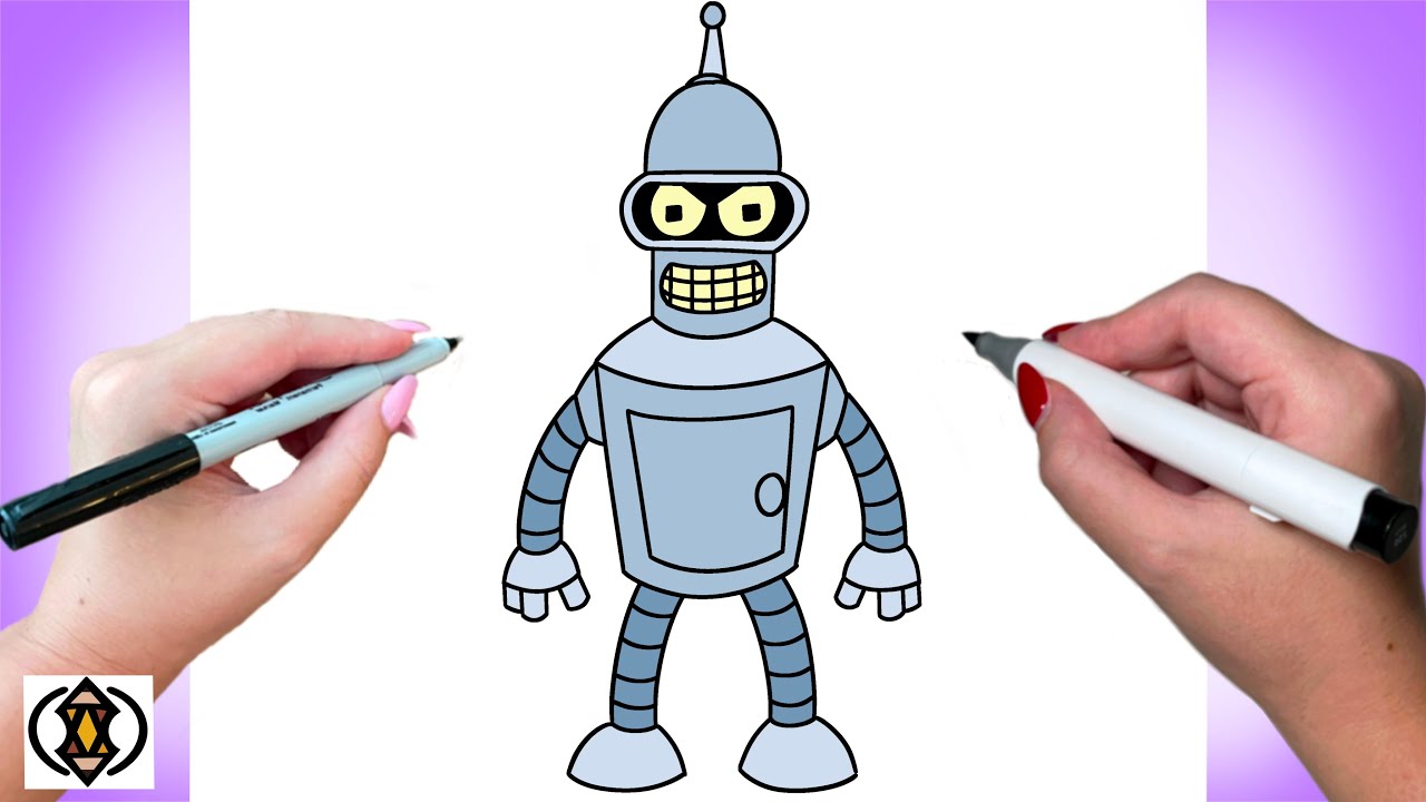 How To Draw Bender | Futurama
