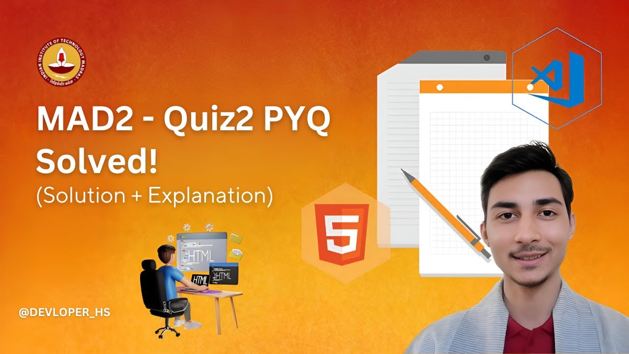 AppDev2 PYQ Solved with Concepts | IIT Madras BS Degree | Promises, Vue, API, Vuex