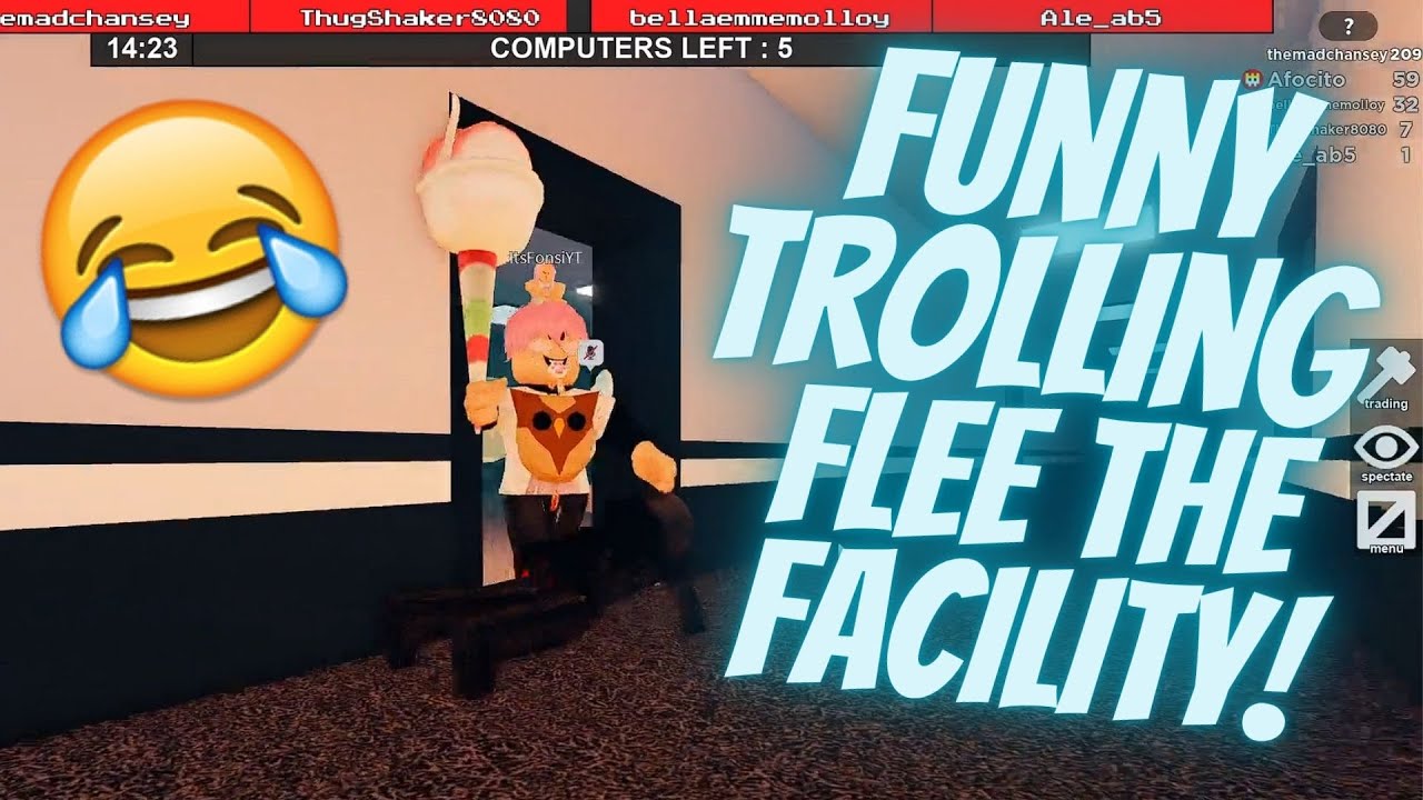Flee the Facility Trolling and Funny Moments!