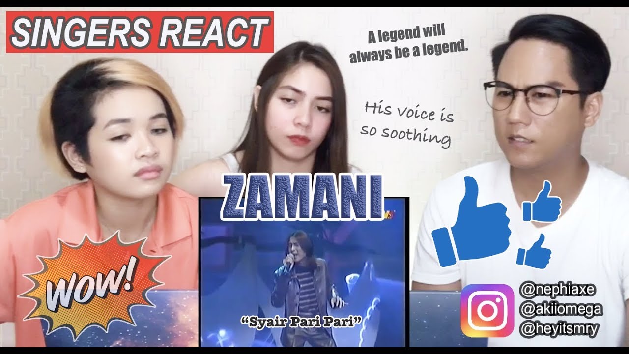 Zamani-Syair Pari Pari-Separuh Akhir Muzik Muzik Balada 2002 [SINGERS REACT]