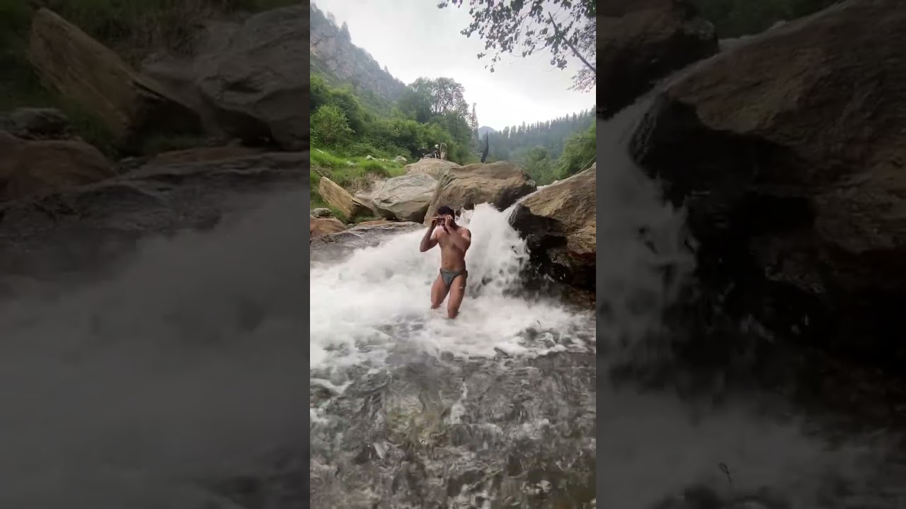 #fun #treaking #treaking #trend #weather #waterfall #trip #new #reels #tosh #himachal #guitar #delhi