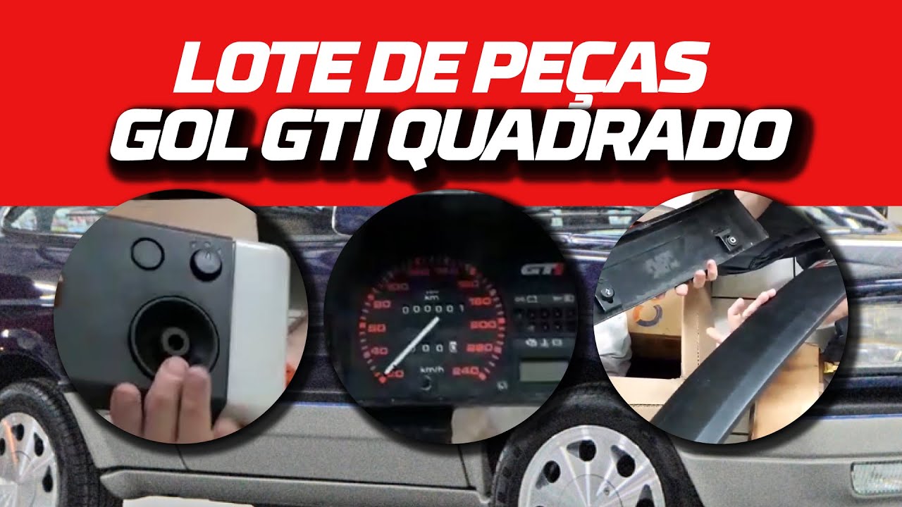 UNBOXING DE PE&Ccedil;AS GOL GTI | JR Autoshop