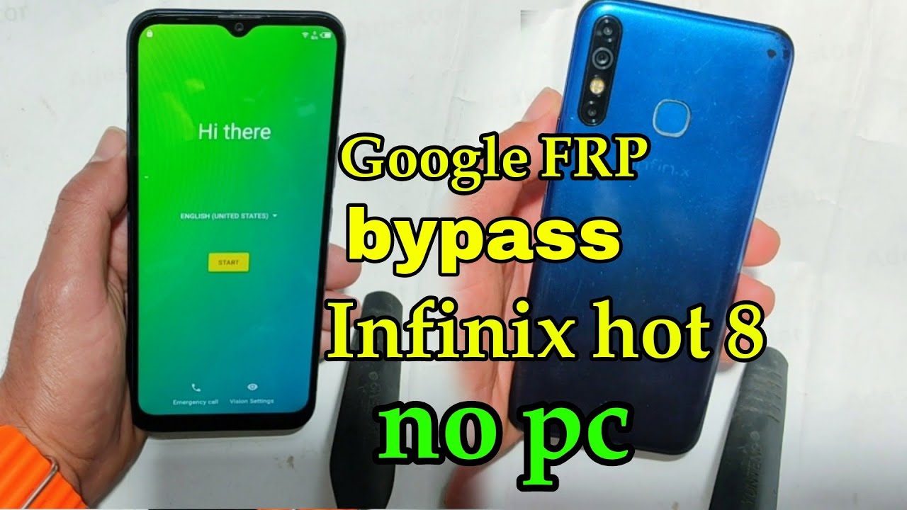 Infinix hot 8 Google FRP Bypass Without pc x650c
