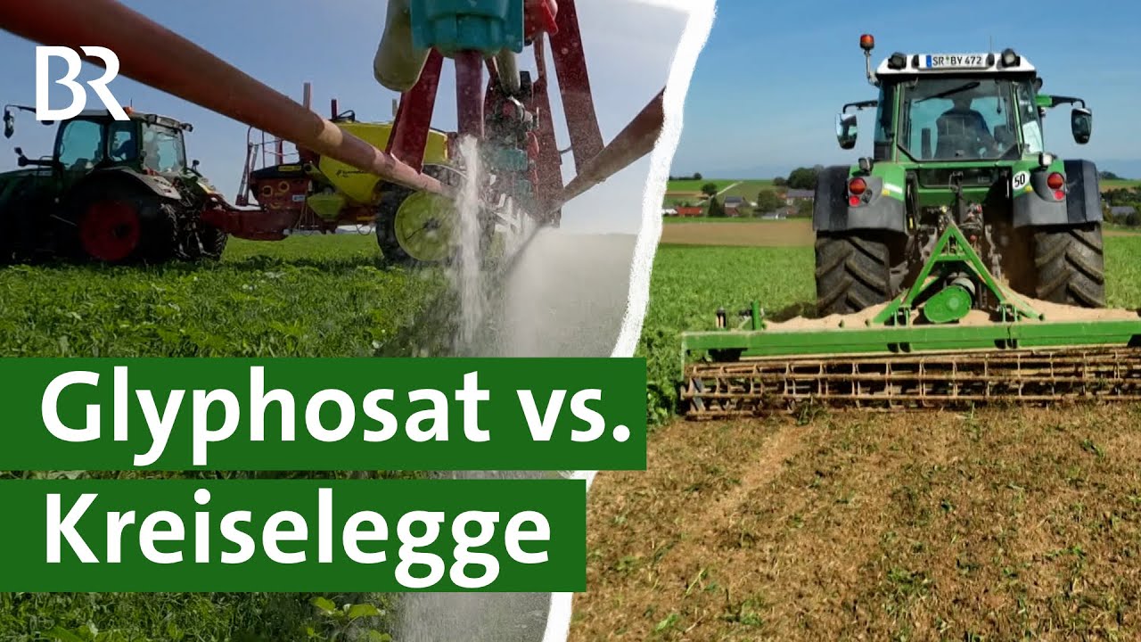 Landwirt zeigt: So wirkt Glyphosat | Zeitrafferaufnahme vom Acker | Unkraut | Unser Land | BR
