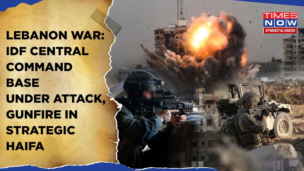 IDF Central Command Base Attacked| Gunfire Near Haifa| Hezbollah Fires 35 Rockets| High Alert| Watch