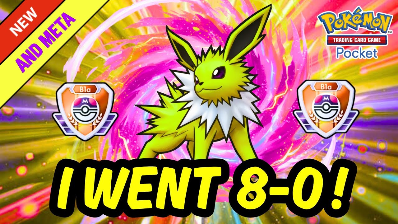 COUNTERMETA! ⚡ 8-0 JOLTEON NEW DECK DOMINATES RANKED! | Pok&eacute;mon TCG Pocket 🚫 No Commentary 
