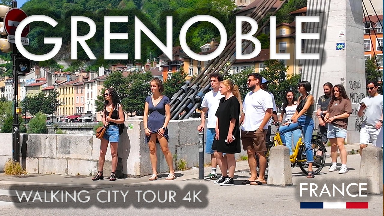 GRENOBLE CULTURE WALK 🏛️ | FAMOUS PAINTINGS & HISTORIC STREETS | 4K TOUR