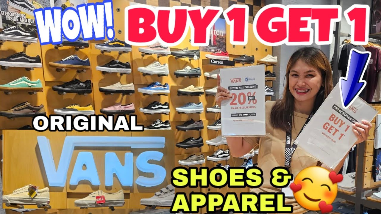 Original VANS SNEAKERS at SLIDE BUY 1 GET 1 | APPAREL MURA! 30% off! SULIT, Vans Robinsons Magnolia
