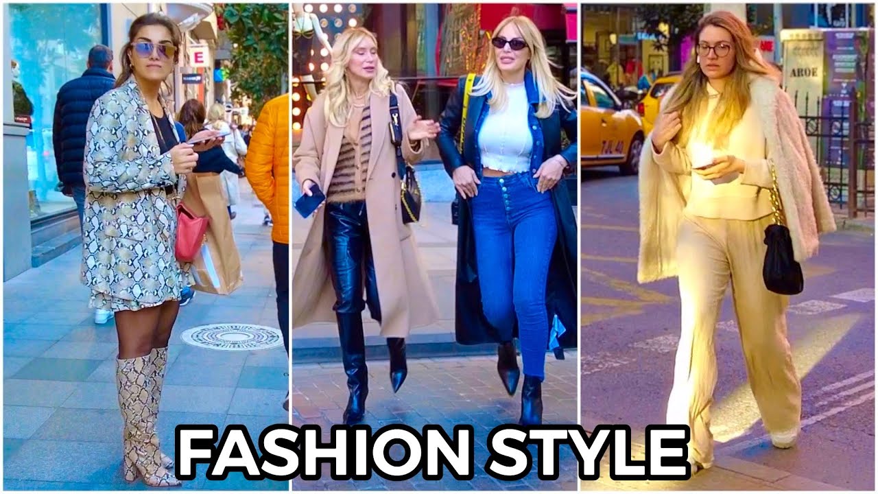 How Do People dress in Istanbul- Fall/Winter Fashion Style - November Street Style Outfit [4K]