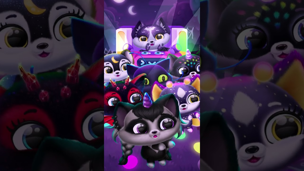 Goth Dance Party!😱🦇 #fluvsies
