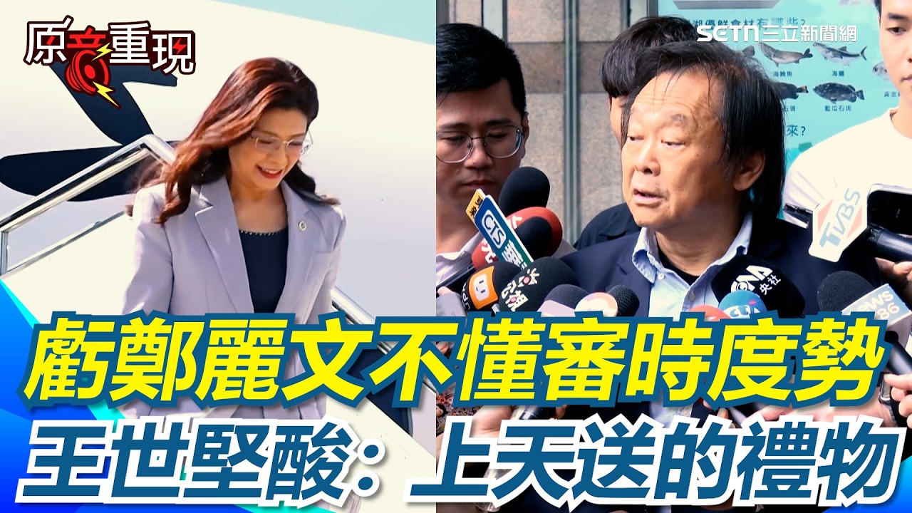 鄭麗文根本民進黨派去的臥底？王世堅笑瘋酸：上帝送的最好禮物！鄭習會搞到連國民黨自己人都切割？「哪壺不開提哪壺」大笑：還是祝福她XD