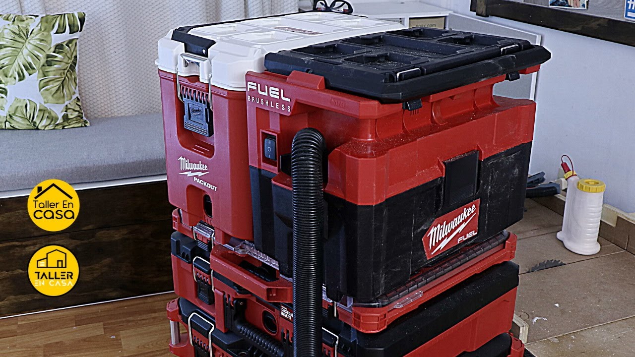 Aspiradora en forma de caja de herramienta