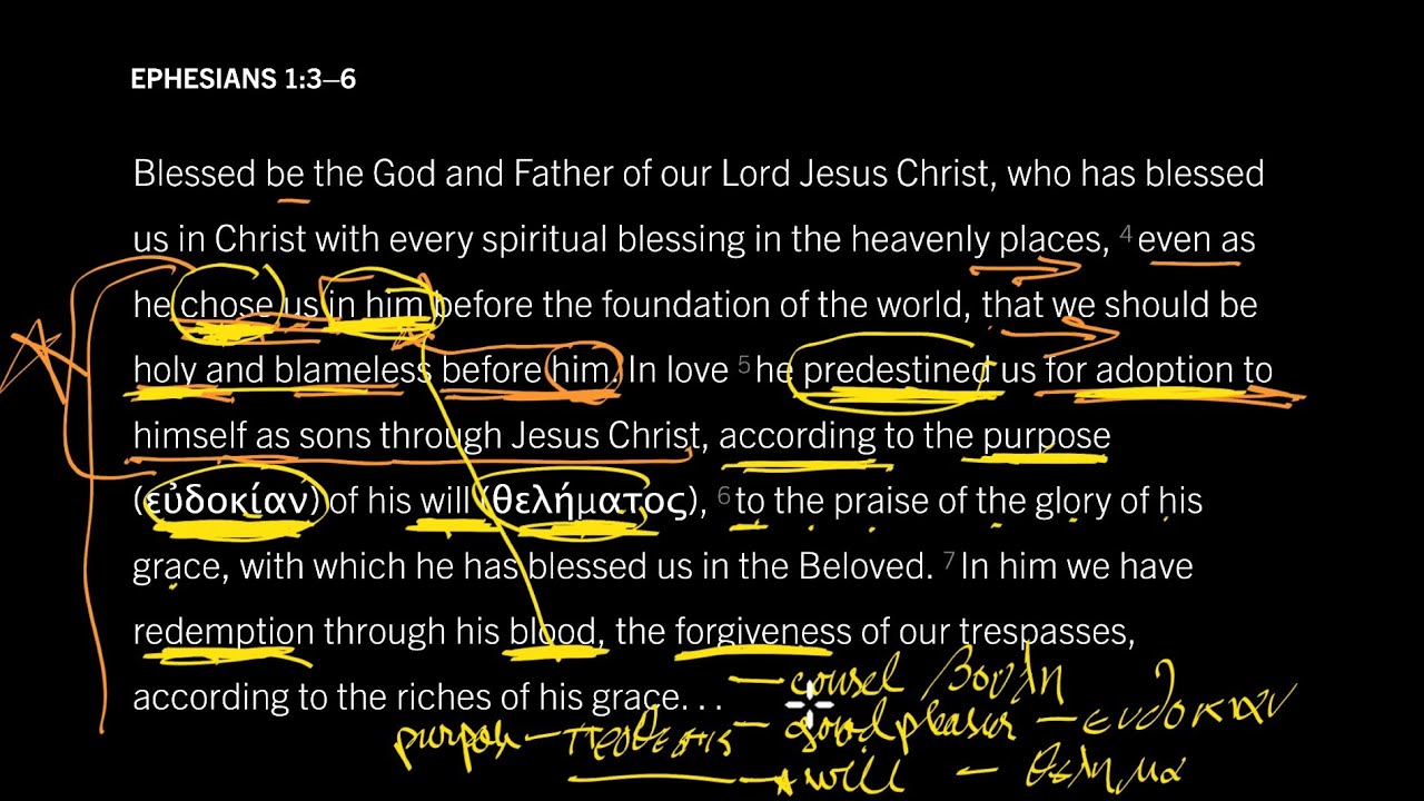 Why Did God Choose Whom He Chose? Ephesians 1:3–6, Part 8