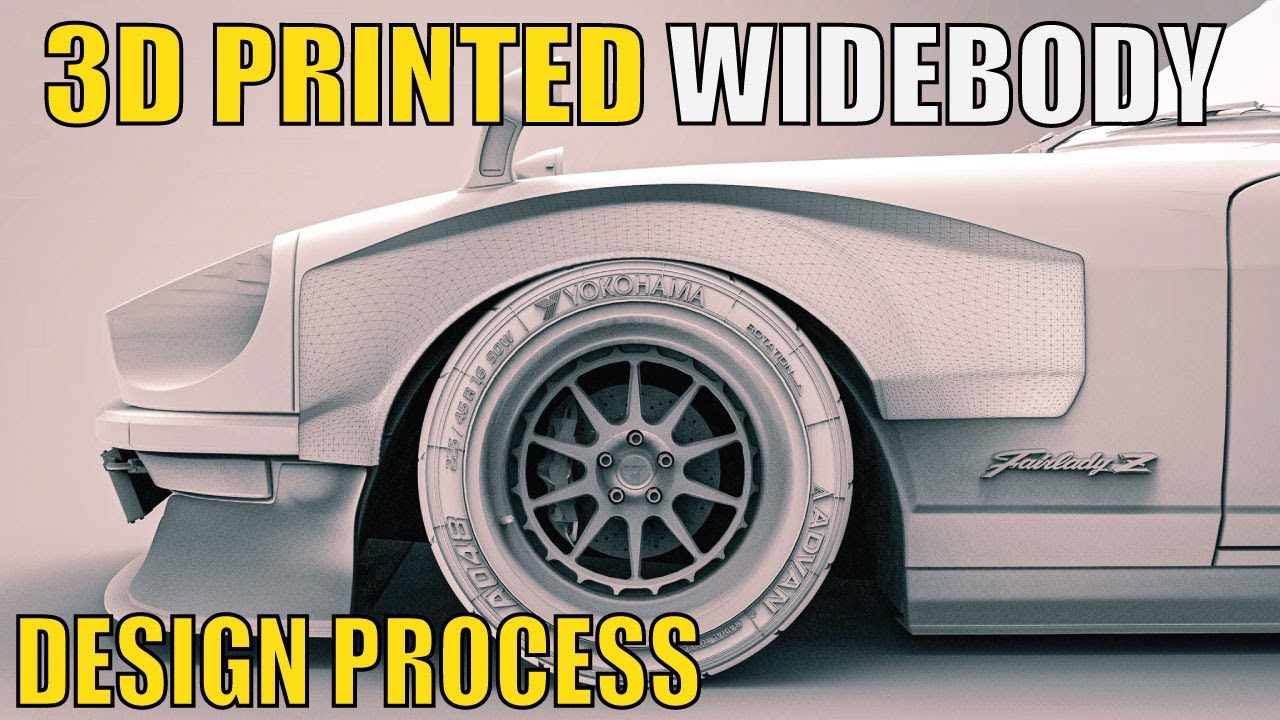 3D Printed WIDEBODY Kit - Design and Software Used