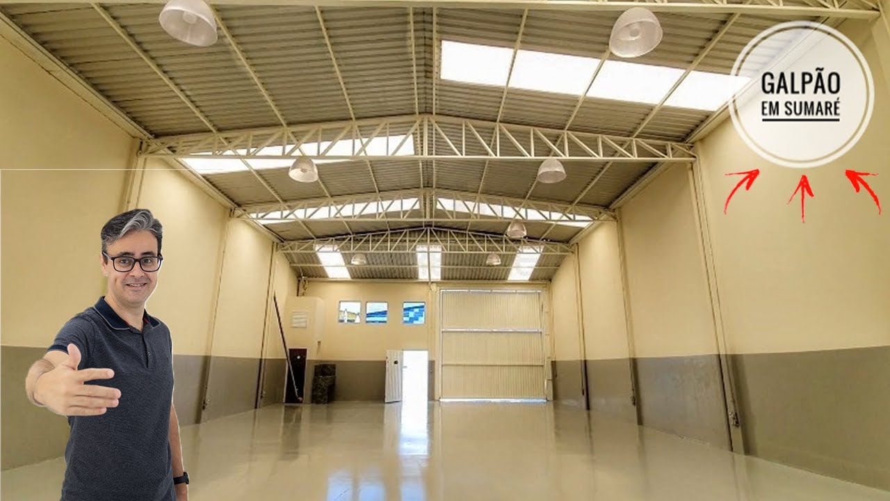 GALPÃO INDUSTRIAL EM SUMARÉ DE 300m² (LOCAÇÃO) PRÓXIMO À ANHANGUERA | Premier Imobiliária