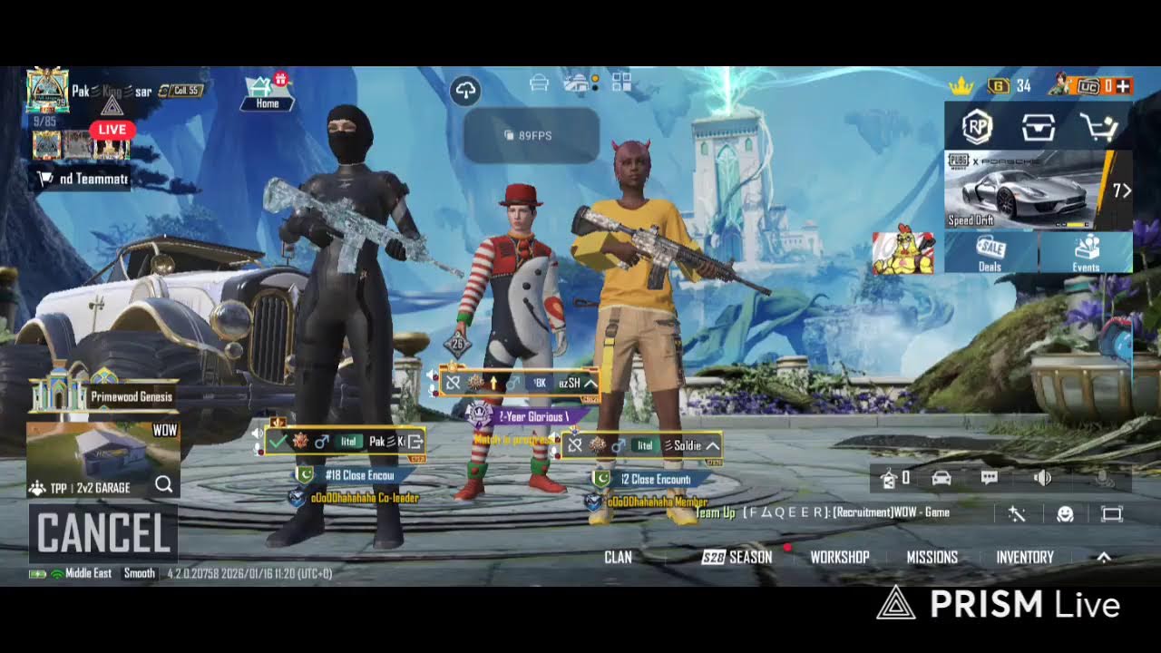 Live streaming of Pak Soldier gaming