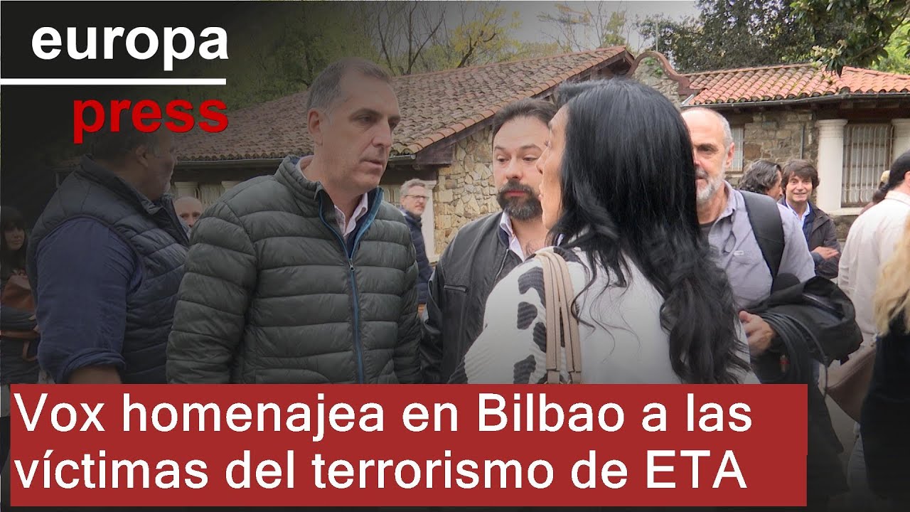 Vox realiza un homenaje en Bilbao a las víctimas del terrorismo de ETA en el Día de la Memoria