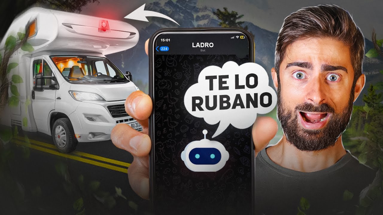 Creo un BOT TELEGRAM che mi AVVISA se RUBANO IL CAMPER! Antifurto per Camper con #arduino #esp32