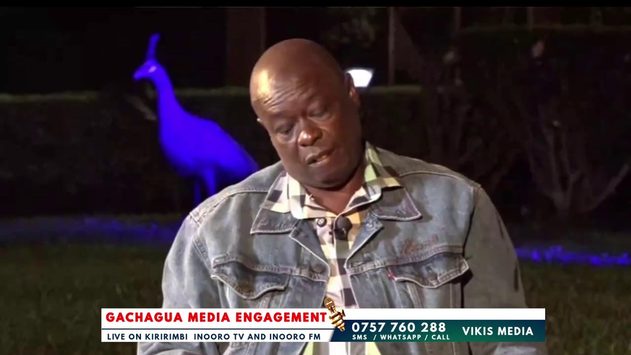 GACHAGUA MEDIA ENGAGEMENT LIVE FROM WAMUNYORO