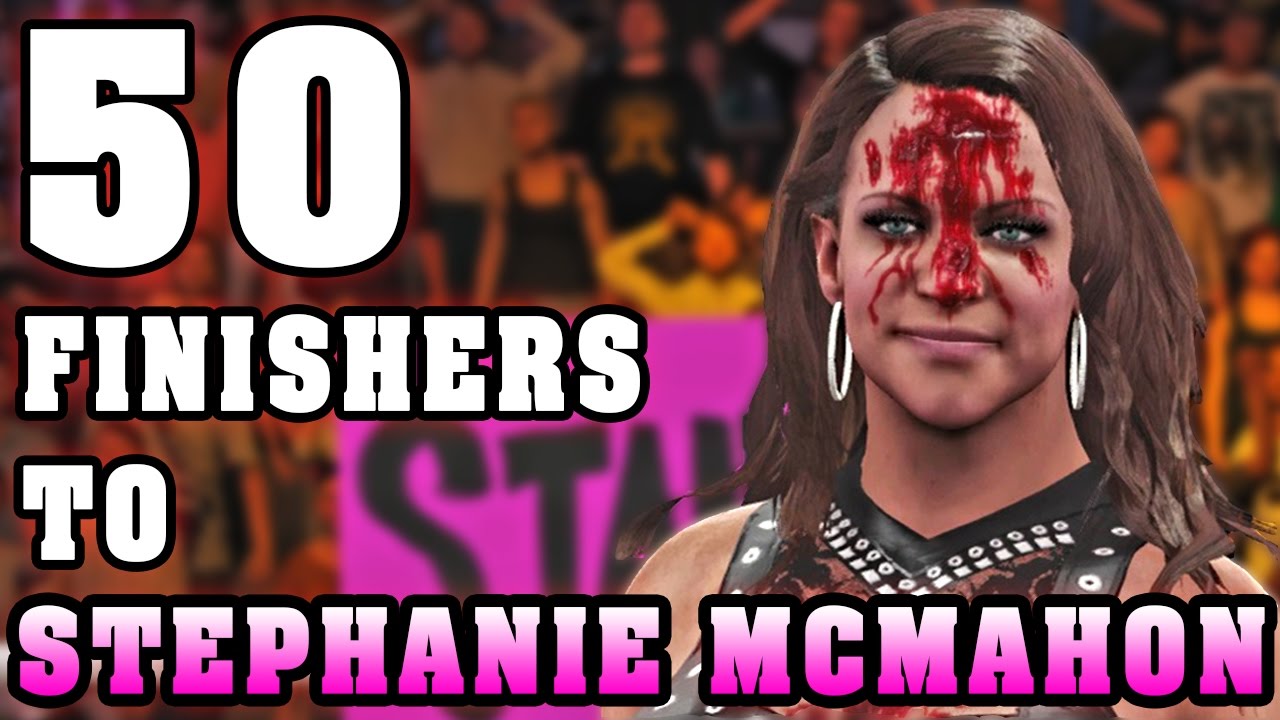 WWE 2K16 | 50 Finishers To Stephanie McMahon