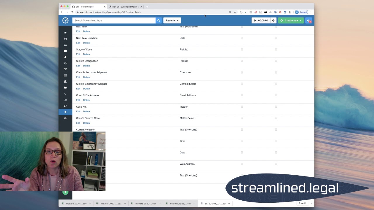 Eliminate those spreadsheets by sending the data right into Clio!
