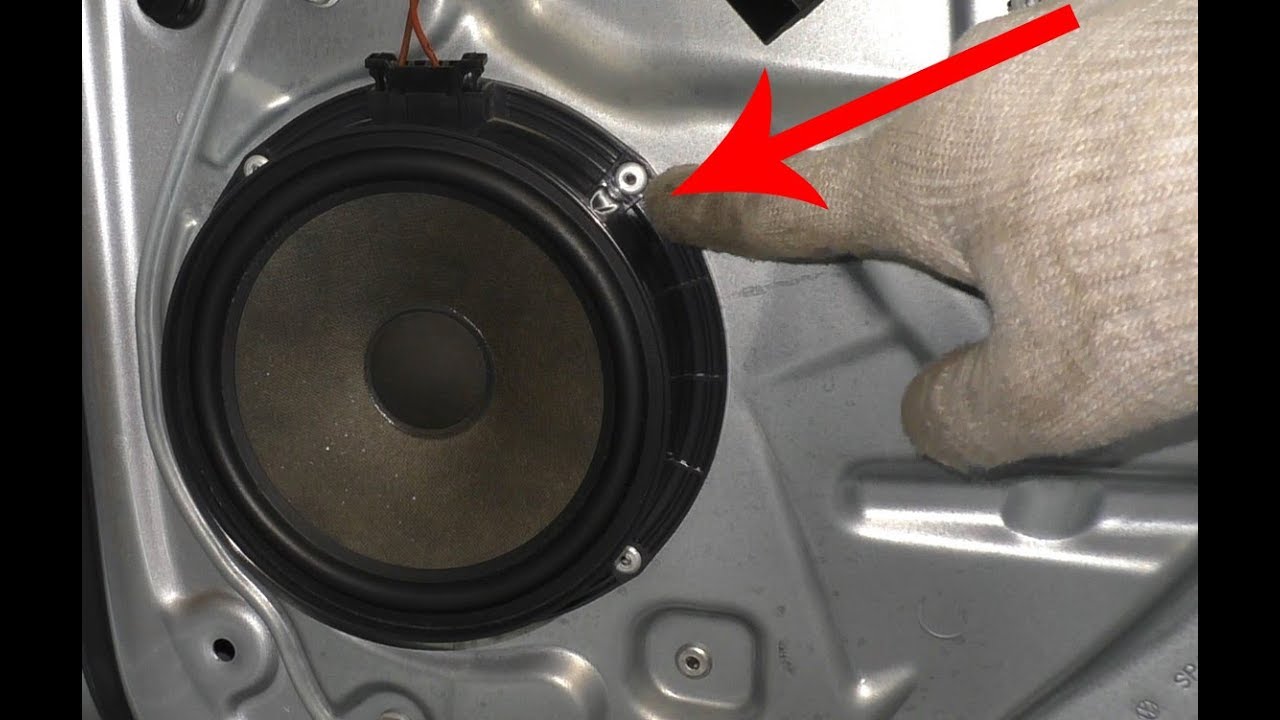 Как ПРАВИЛЬНО снять динамик на Фольксваген, Шкода и АУДИ - Speaker removal Volkswagen, Skoda, Audi