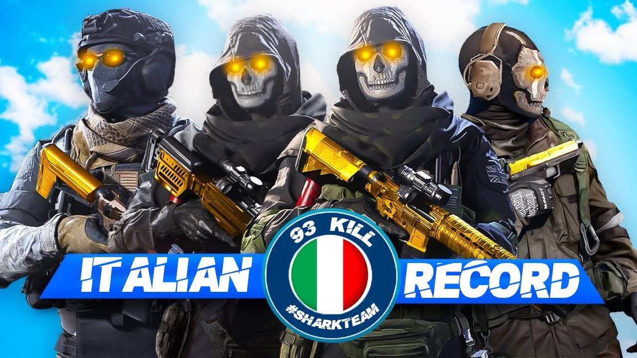[93 KILL] NUOVO RECORD ITALIANO WARZONE IN QUARTETTI🇮🇹🦈
